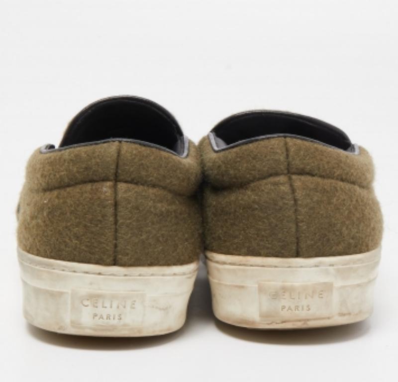 Celine, scarpe da ginnastica in pelliccia Greene & Greene Slip On Taglia 38 in vendita 2