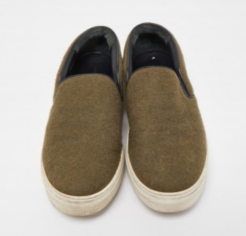 Celine, scarpe da ginnastica in pelliccia Greene & Greene Slip On Taglia 38 in vendita 3