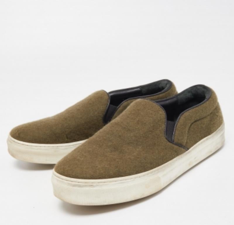 Celine, scarpe da ginnastica in pelliccia Greene & Greene Slip On Taglia 38 in vendita 4
