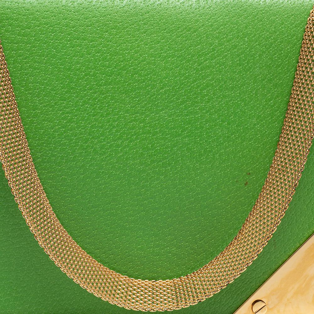 Celine Green Leather Flap Clutch 2