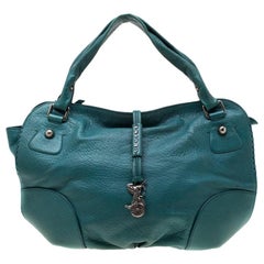 Celine Green Leather Hobo