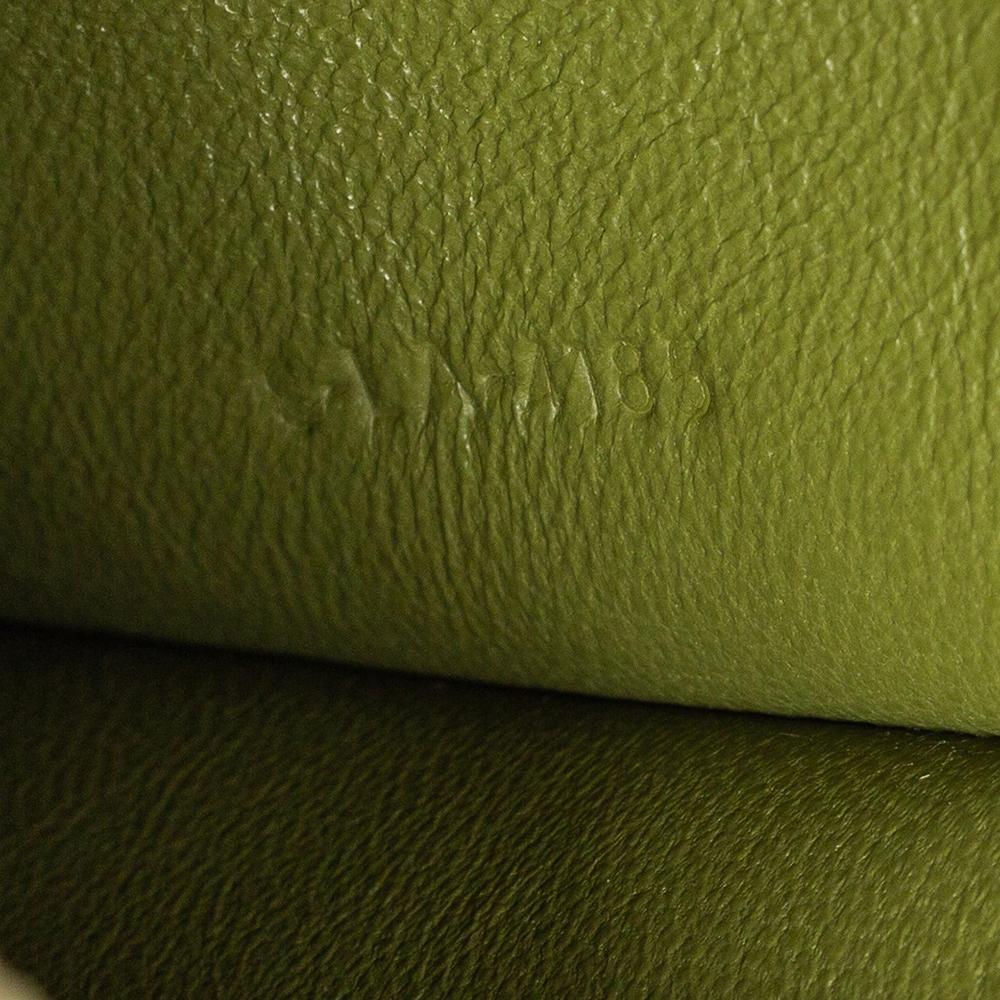 Celine Green Leather Medium Trotteur Shoulder Bag 2