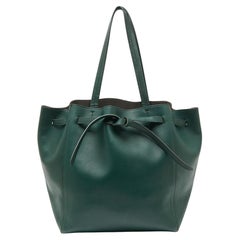 Grüne Cabas Phantom-Tasche aus Leder von Celine