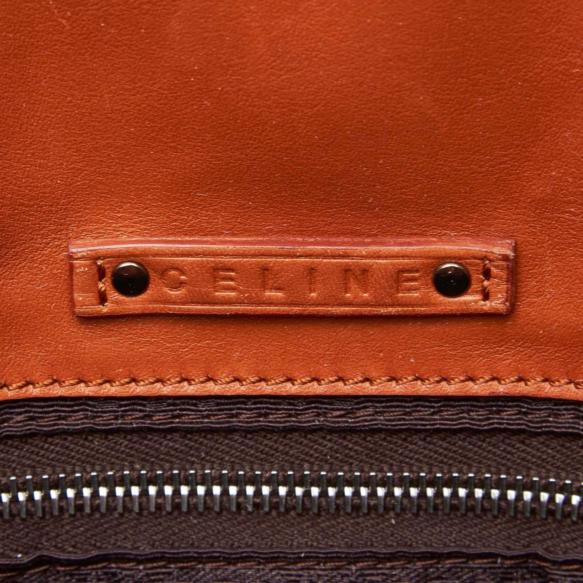 Celine Green Patent Leather Shoulder Bag 2