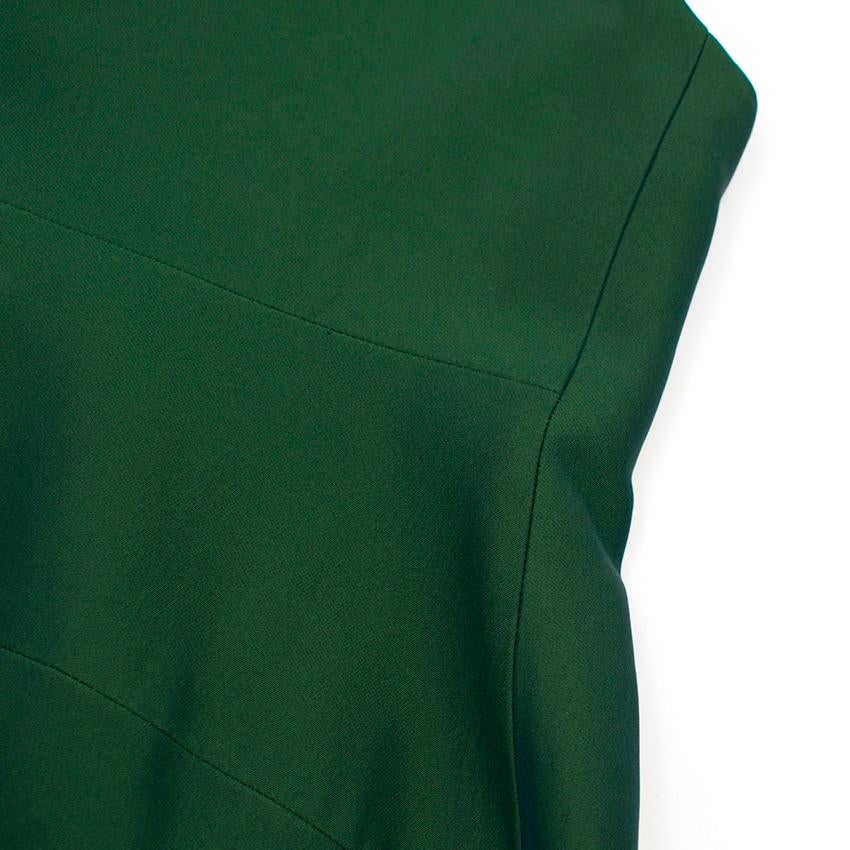 Celine Green Sleeveless Shift Dress - Estimated Size S For Sale 1