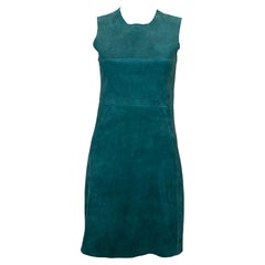Celine Green Suede Dress