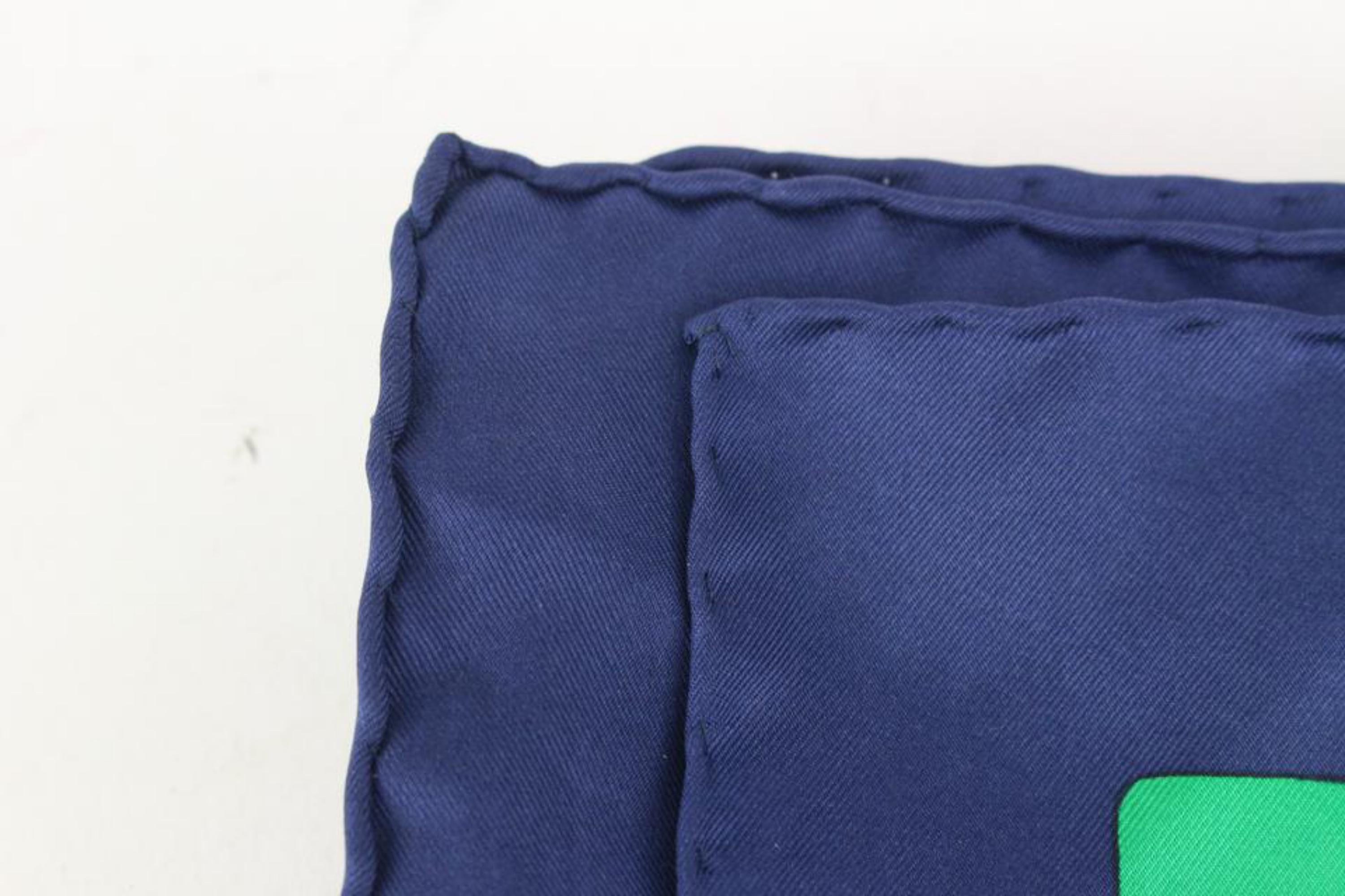 Céline Green x Navy 1789 1989 Revolution Francaise Silk Scarf 1026cl39
Measurements: Length:  34