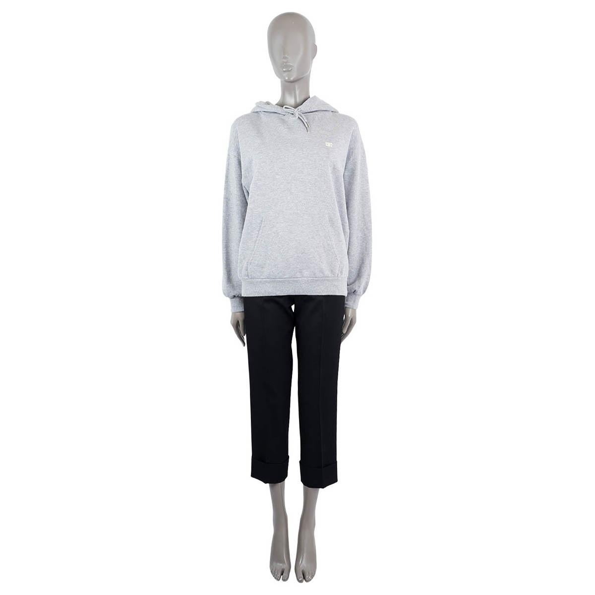 100% authentic Celine hoodie sweater in grey cotton (86%) and cashmere (14%). Features Triomphe logo embroidery on the front and a drawstring neck. Has been worn and is in excellent condition.

Measurements
Model	2Y377450I
Shoulder Width	59cm