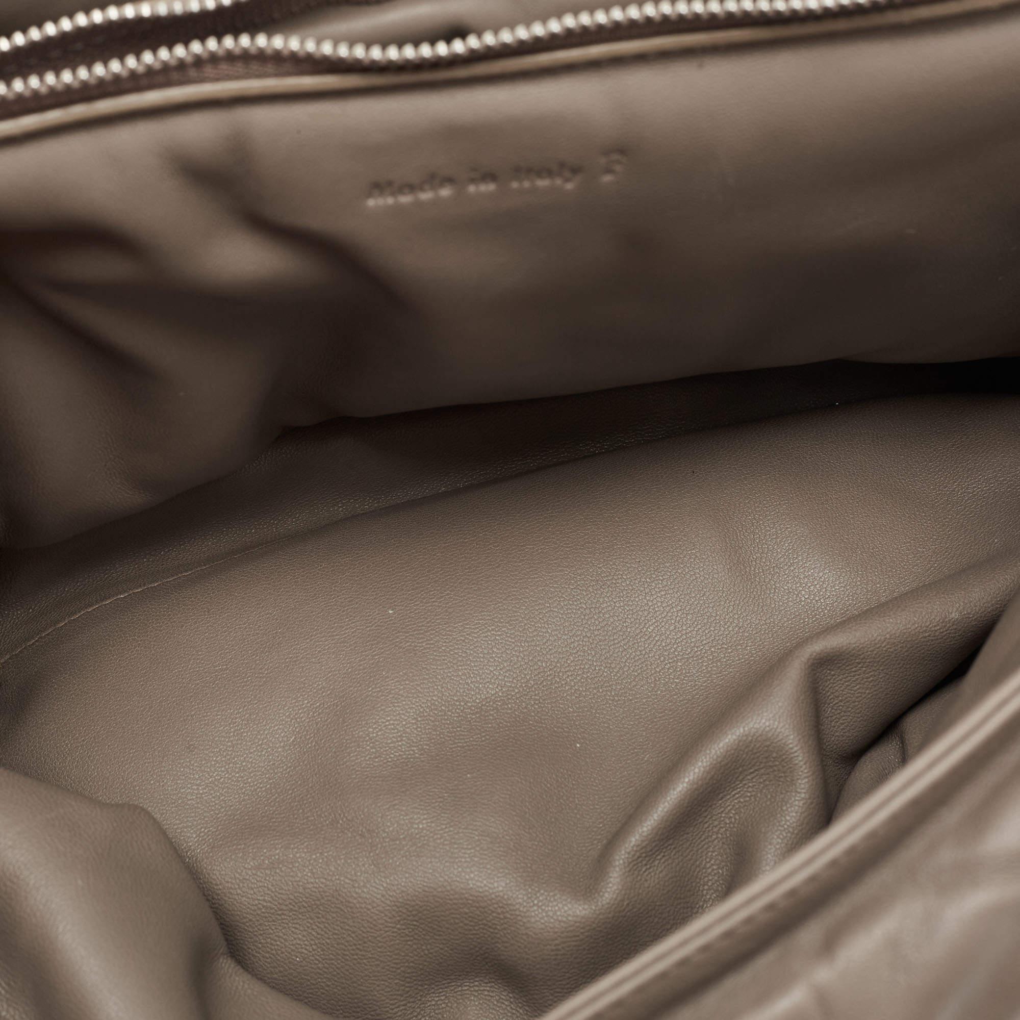 Celine Grey Leather Cartable Pillow Top Handle Bag 8