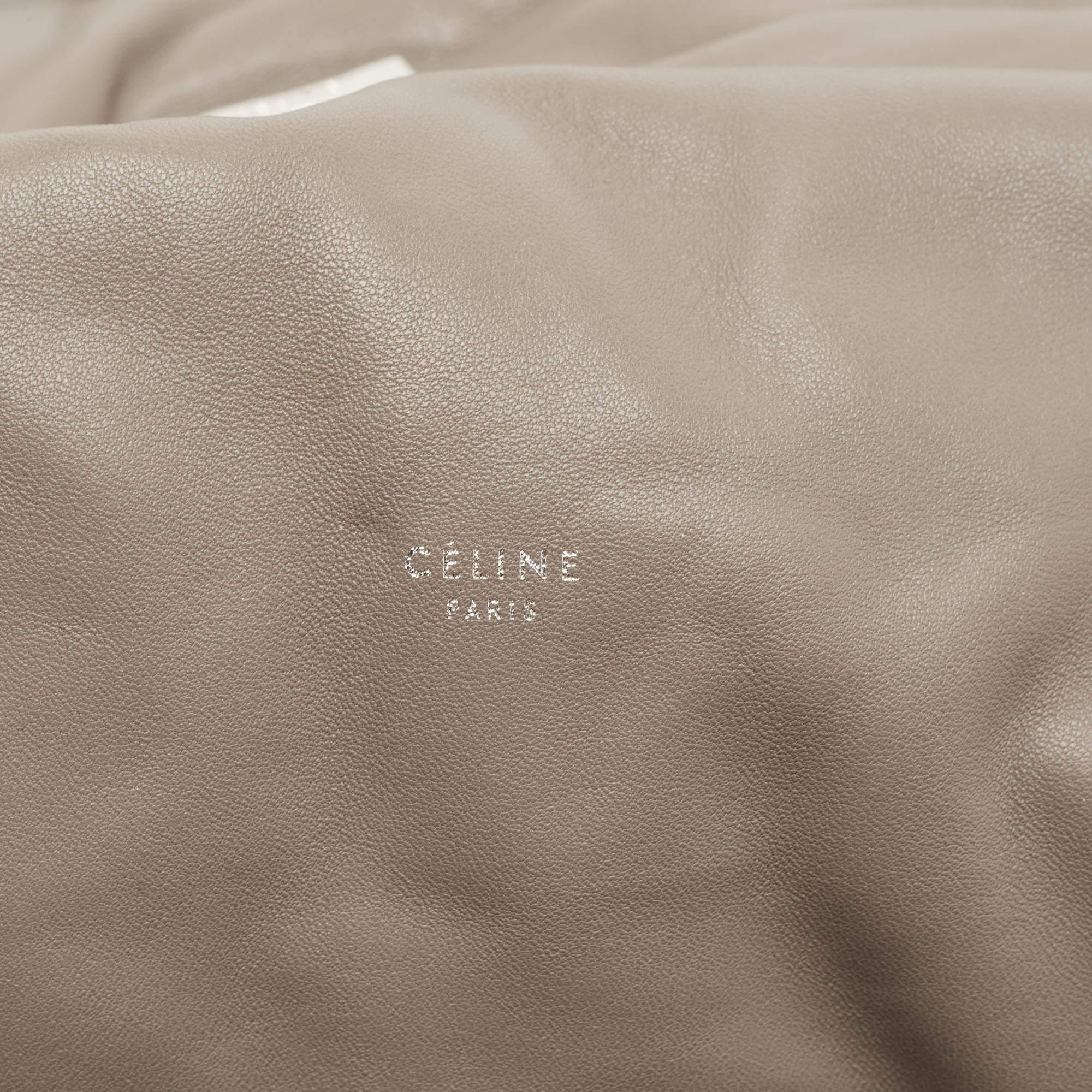 Celine Grey Leather Cartable Pillow Top Handle Bag 4