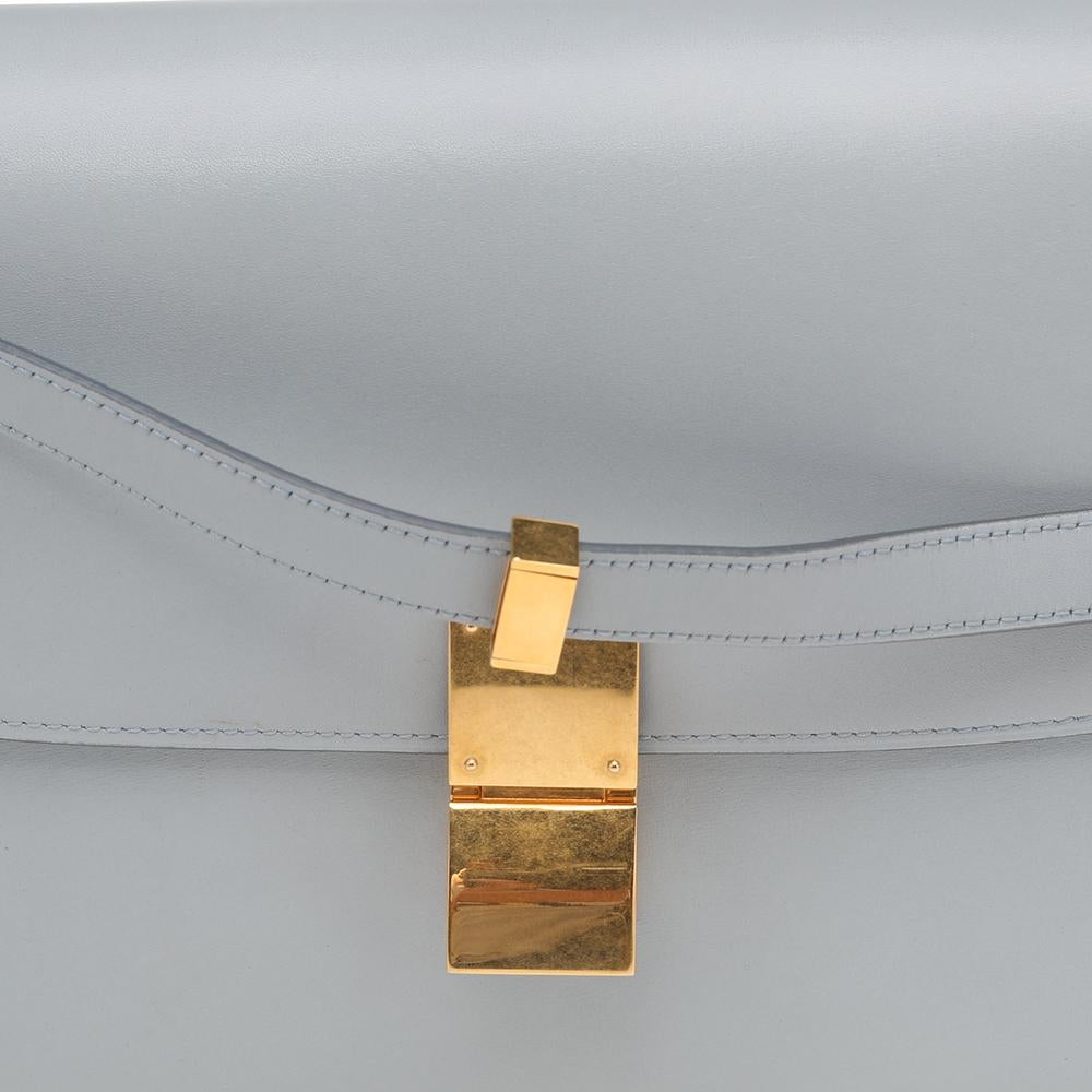 Celine Grey Leather Medium Classic Box Shoulder Bag 3