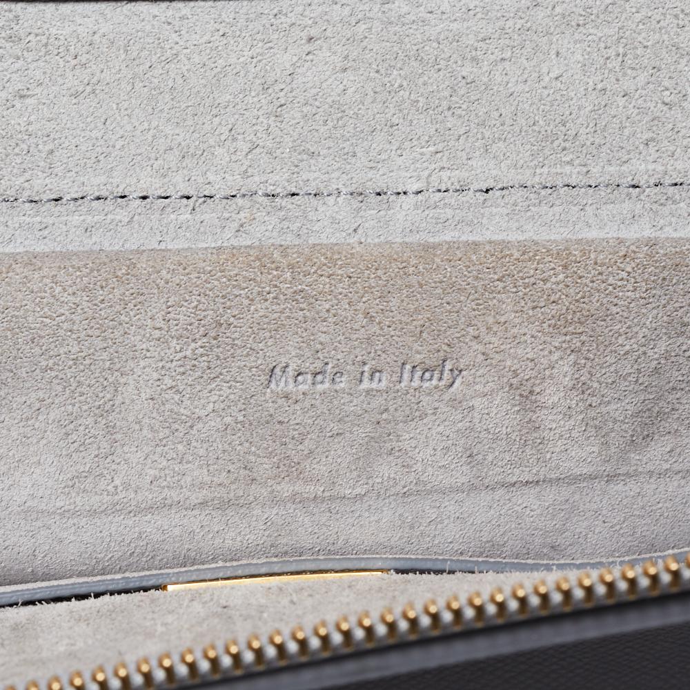 Celine Grey Leather Nano Belt Top Handle Bag 7