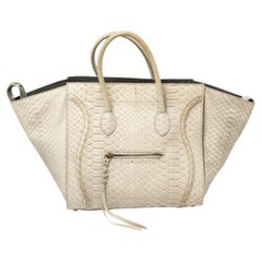 Celine Grey Python Medium Phantom Luggage Tote