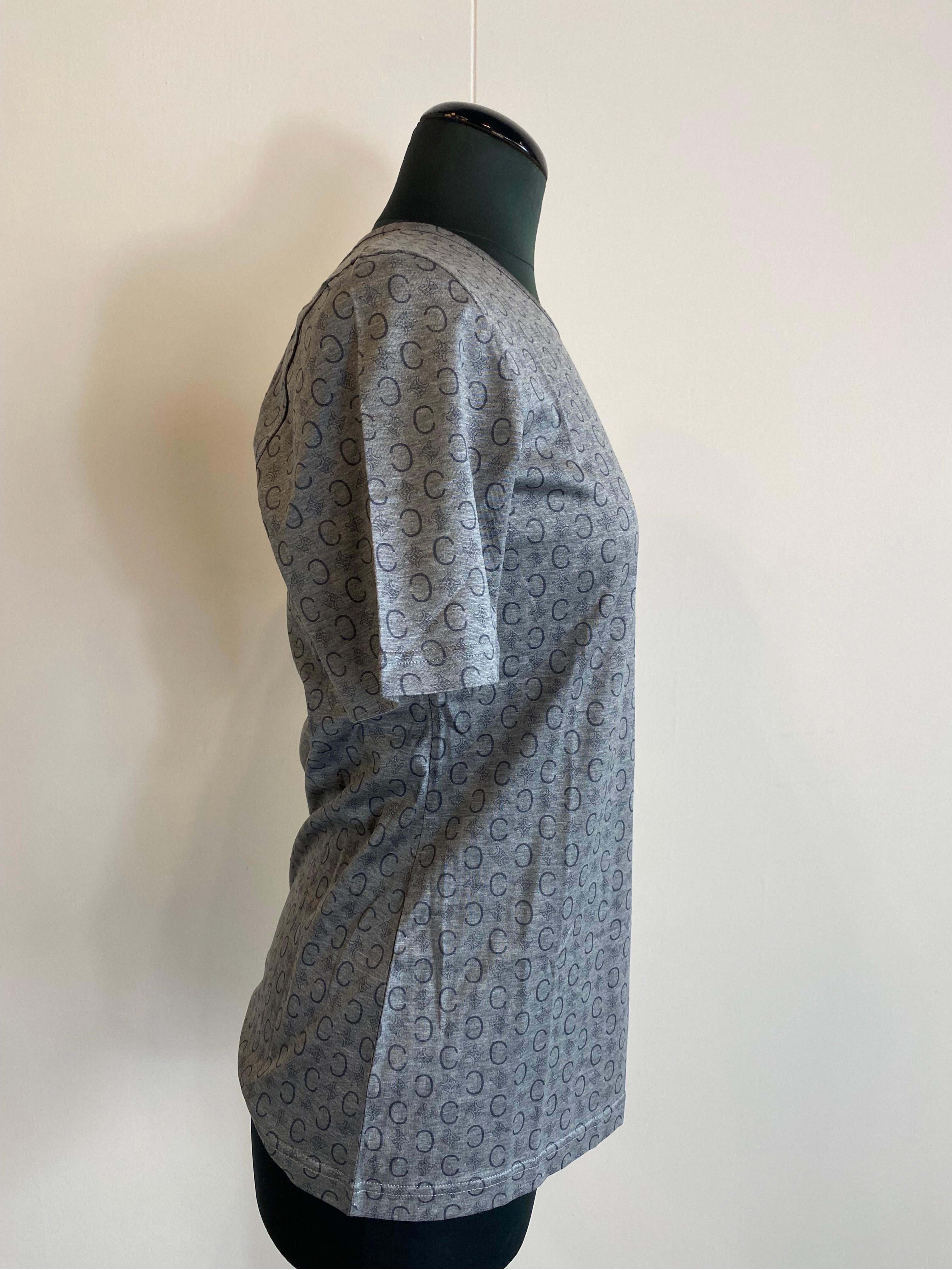 Céline grey t-shirt In New Condition In Carnate, IT