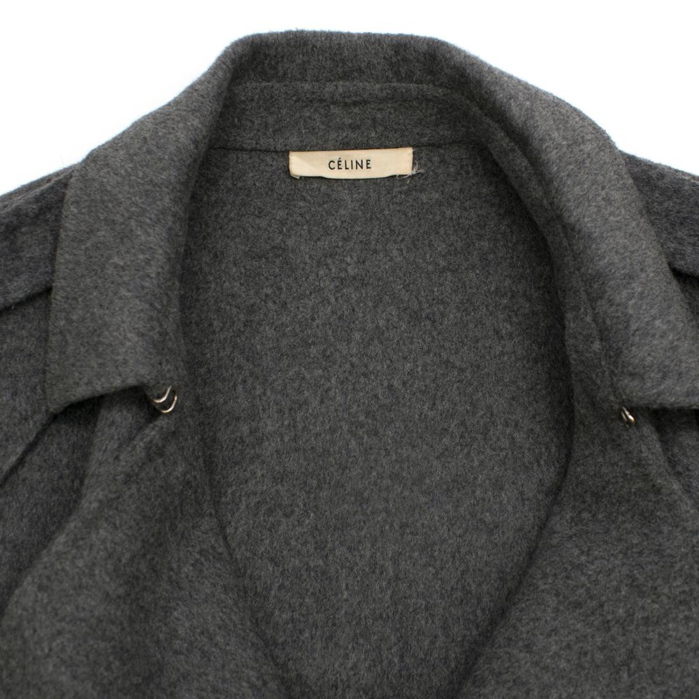 celine grey coat