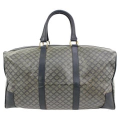 Céline Grey x Navy Monogram Macadam Boston Duffle Bag 90ce39s