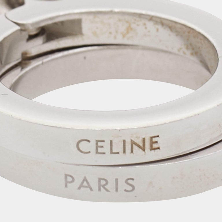 celine-handcuff-silver-tone-chain-necklace-for-sale-at-1stdibs