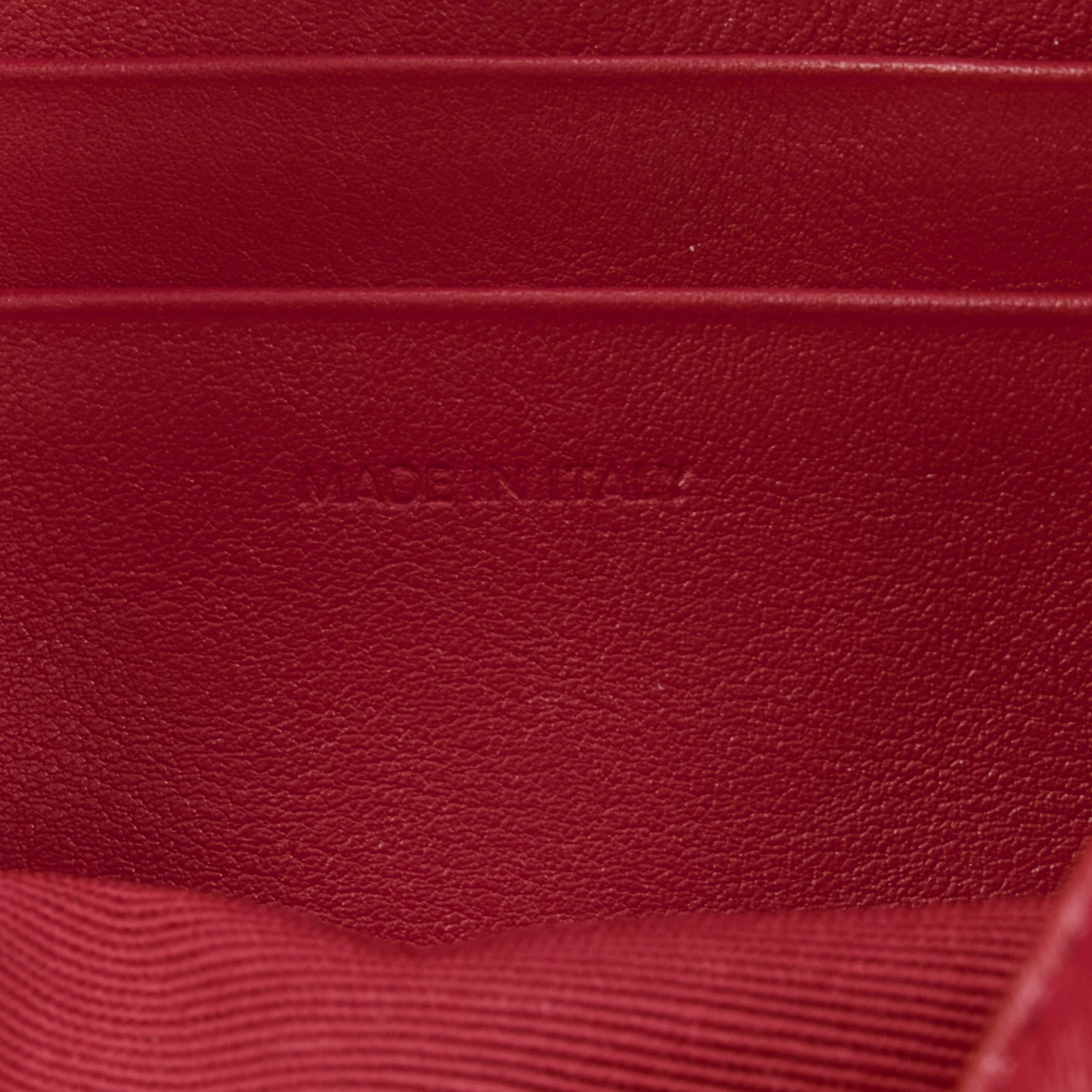 CELINE Hedi Slimane 2019 C Charm red quilted small crossbody camera bag 6
