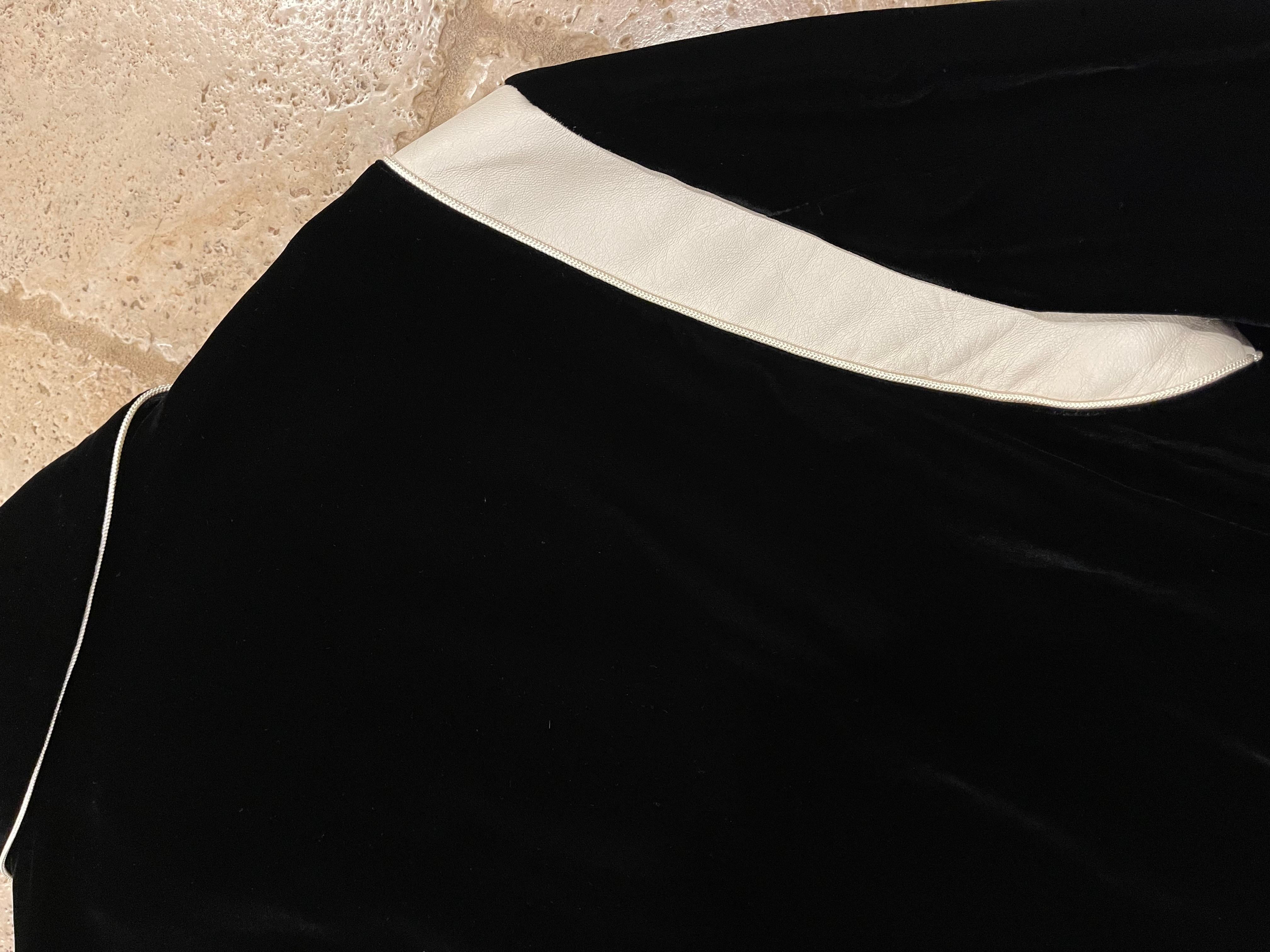 Celine Hedi Slimane Black Velvet Teddy Varsity Jacket RARE size 48 7