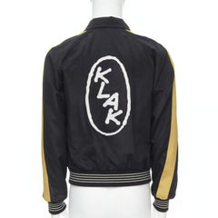 Celine Hedi Slimane Christian Marclay 2019 Runway KLAAK Teddy bomber EU50 L.