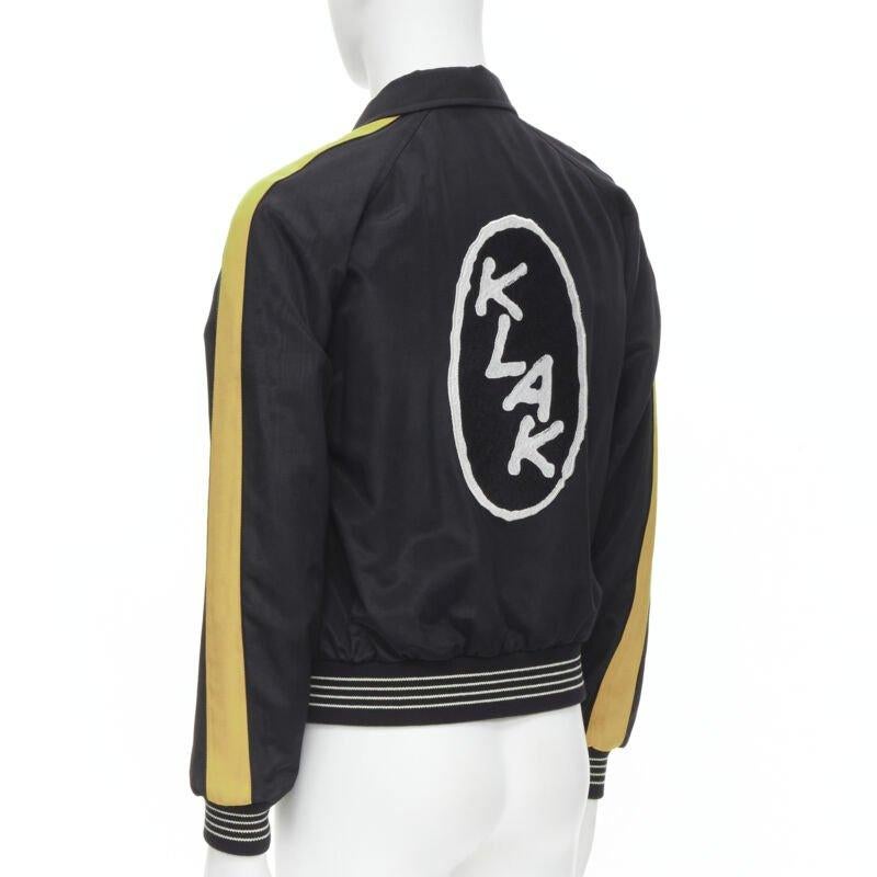 Uomo Celine Hedi Slimane Christian Marclay 2019 Runway KLAAK Teddy bomber EU50 L. in vendita