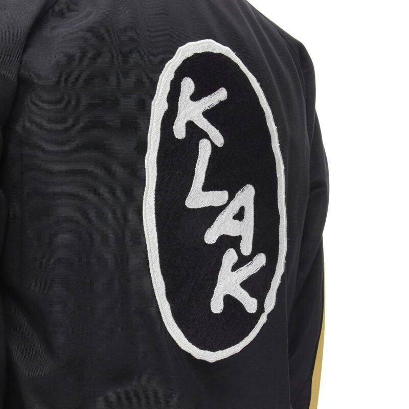Celine Hedi Slimane Christian Marclay 2019 Runway KLAAK Teddy bomber EU50 L. in vendita 1