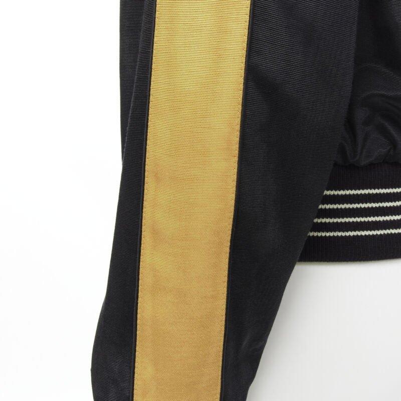 Celine Hedi Slimane Christian Marclay 2019 Runway KLAAK Teddy bomber EU50 L. in vendita 2