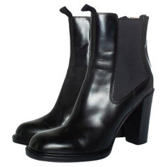 Celine, High shine leather Chelsea boots