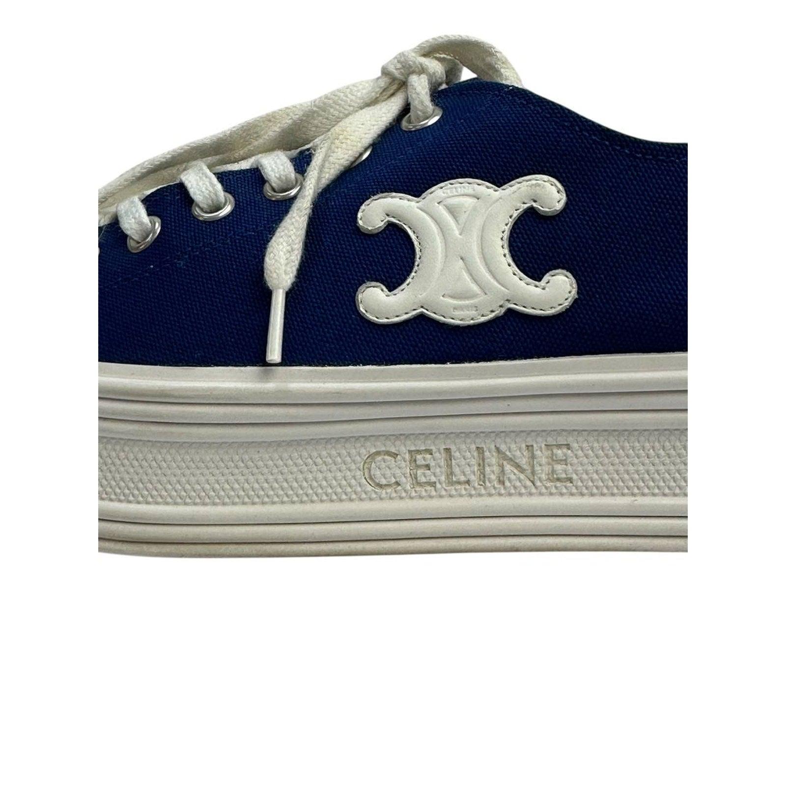 Donna Scarpe da ginnastica Celine con logo in tessuto a suola alta  Sz.38 in vendita