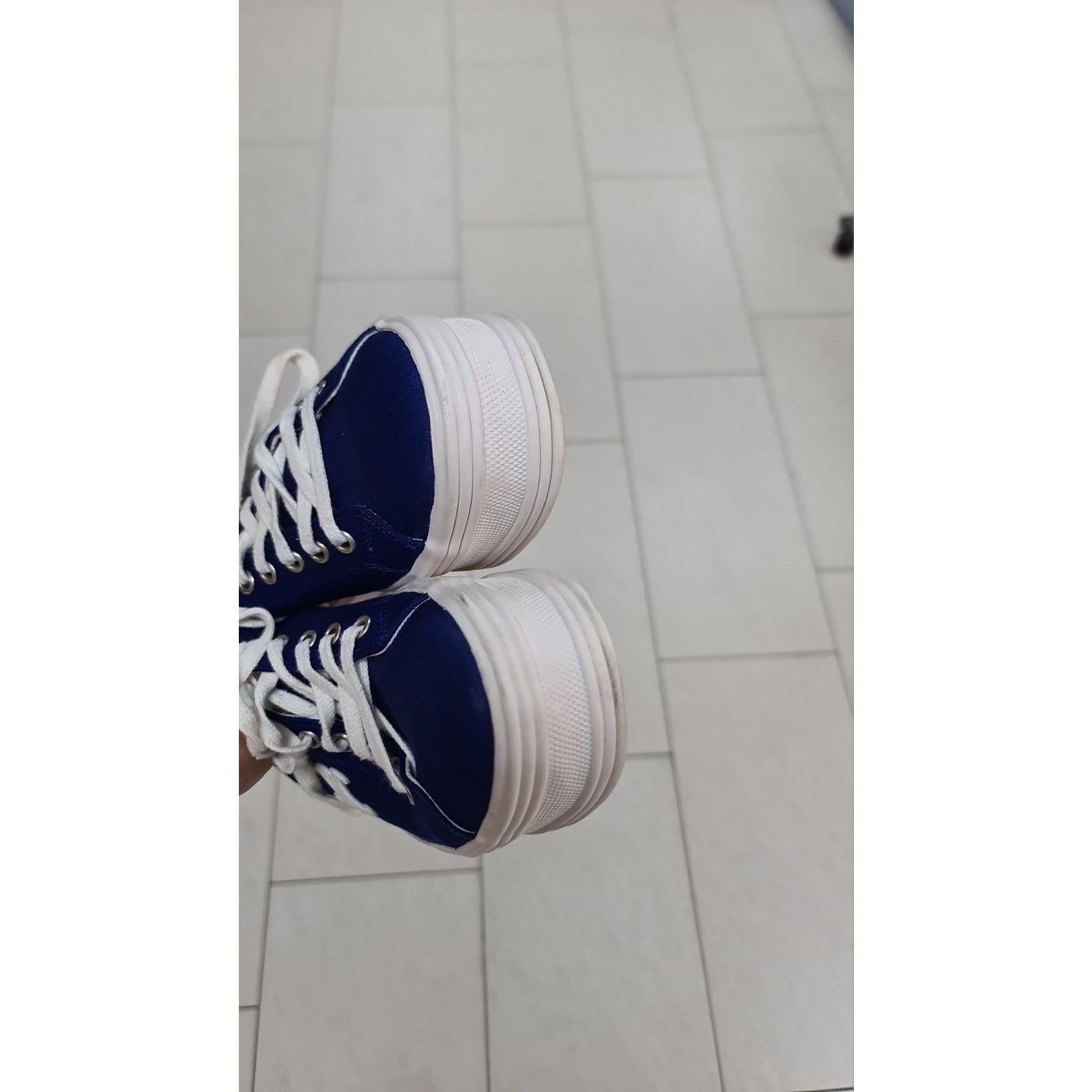 Scarpe da ginnastica Celine con logo in tessuto a suola alta  Sz.38 in vendita 2