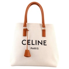 Celine Black Leather Horizontal Zip Cabas Tote at 1stDibs