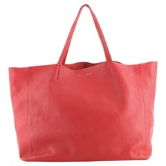 Celine Horizontal Cabas Fourre-tout en cuir grand format
