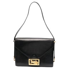 Celine Horsebit Box Black Shoulder Bag