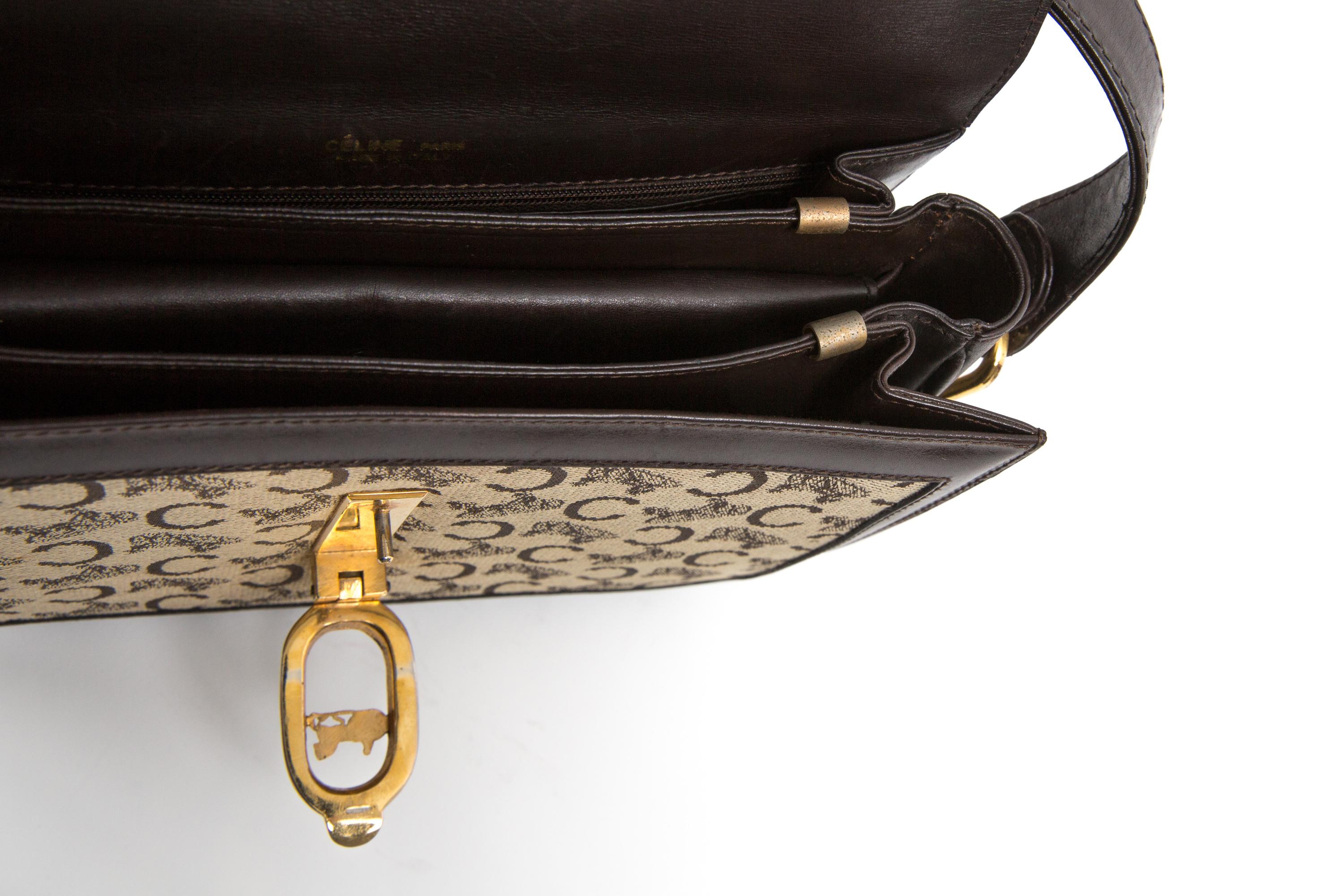 Celine  Bolso de piel Horsebit en venta 1