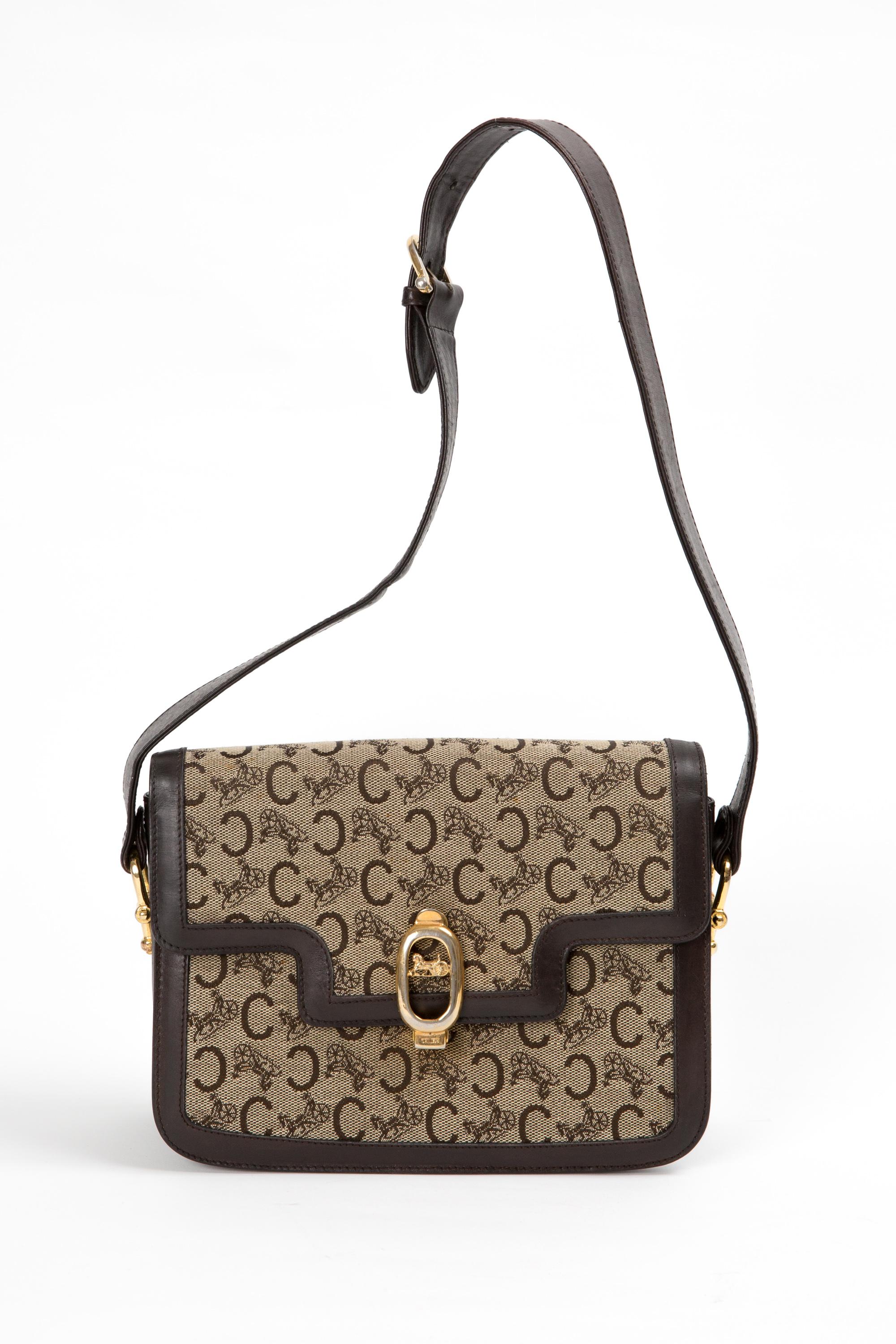 Celine  Bolso de piel Horsebit en venta 2