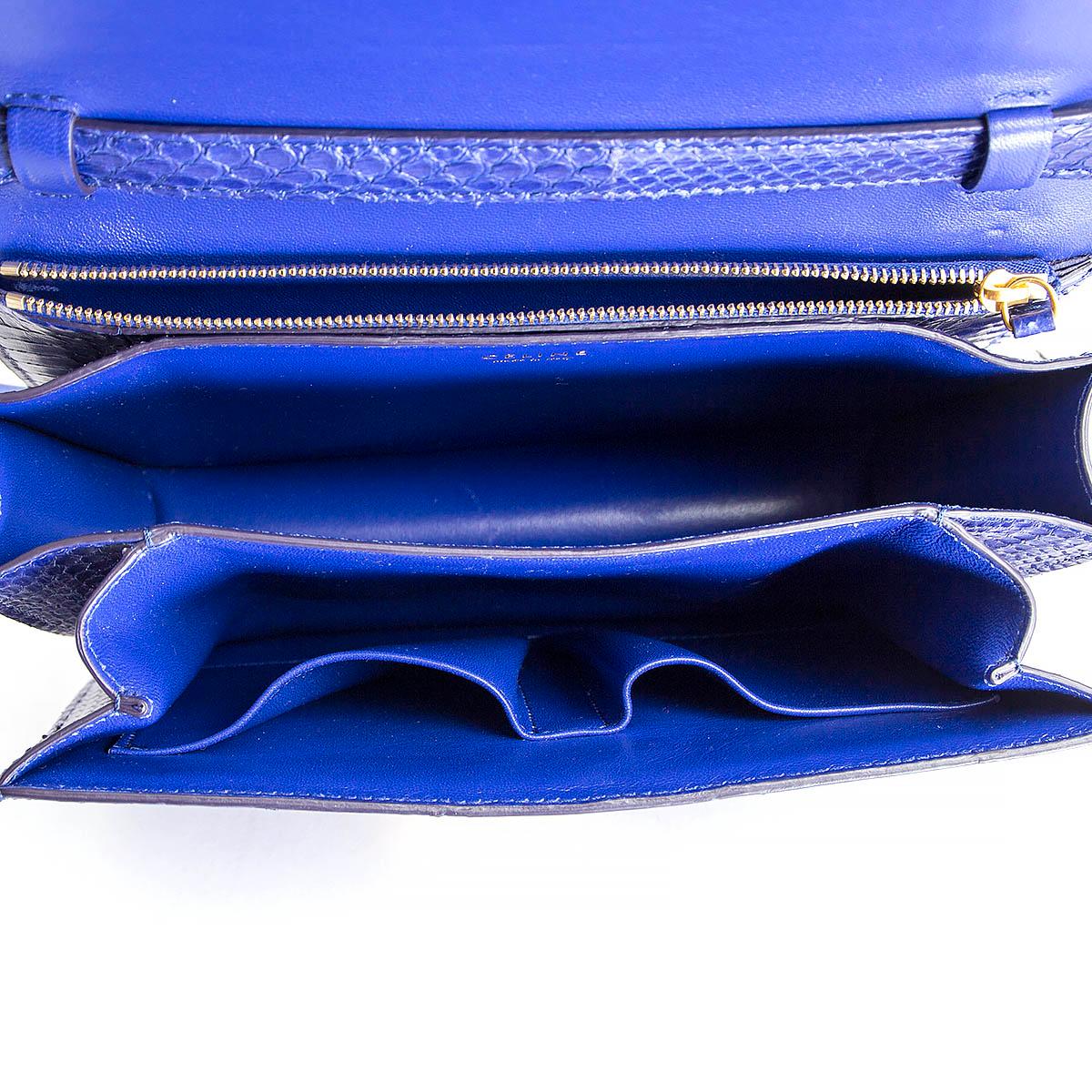 CÉLINE - Sac à bandoulière bleu indigo CLASSIQUE EN BOÎTE MÉDIQUE Pour femmes en vente