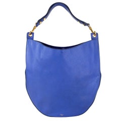 CELINE Indigo HOBO LARGE Shoulder Bag Supple Calf leather