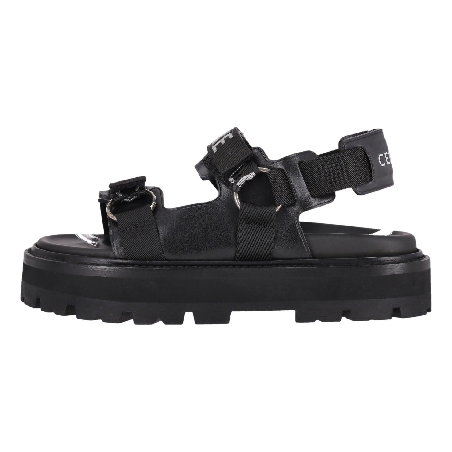 Adoramos - Sandalias Billie de Celine en jacquard y piel de becerro

Sandalias negras 