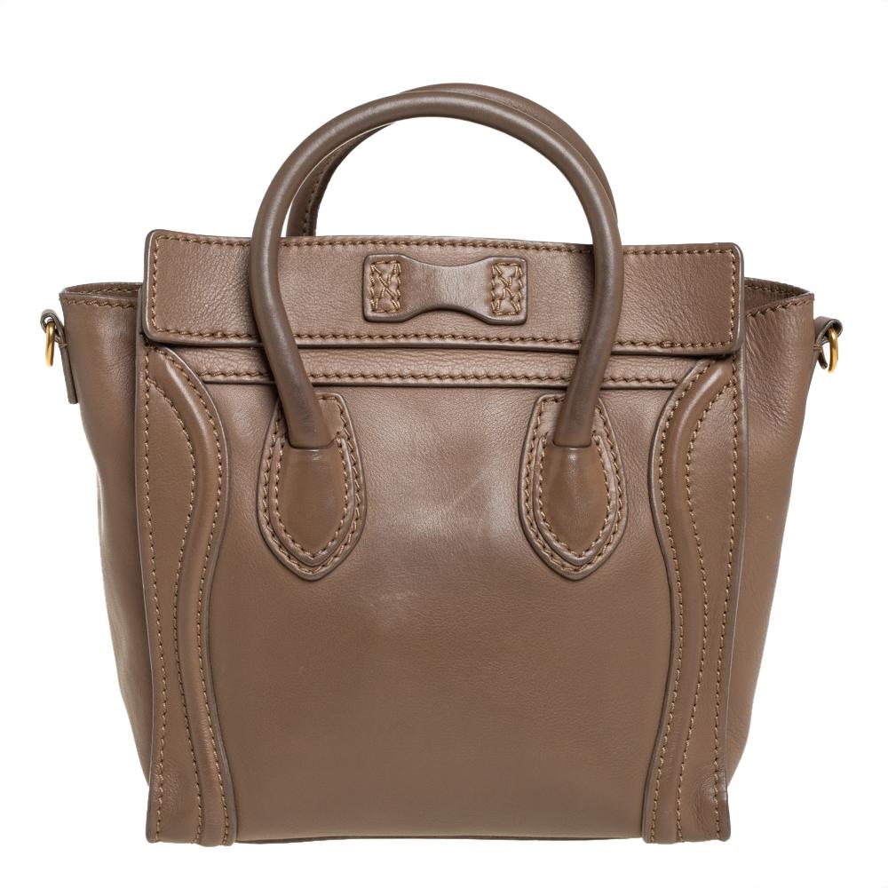 celine nano khaki