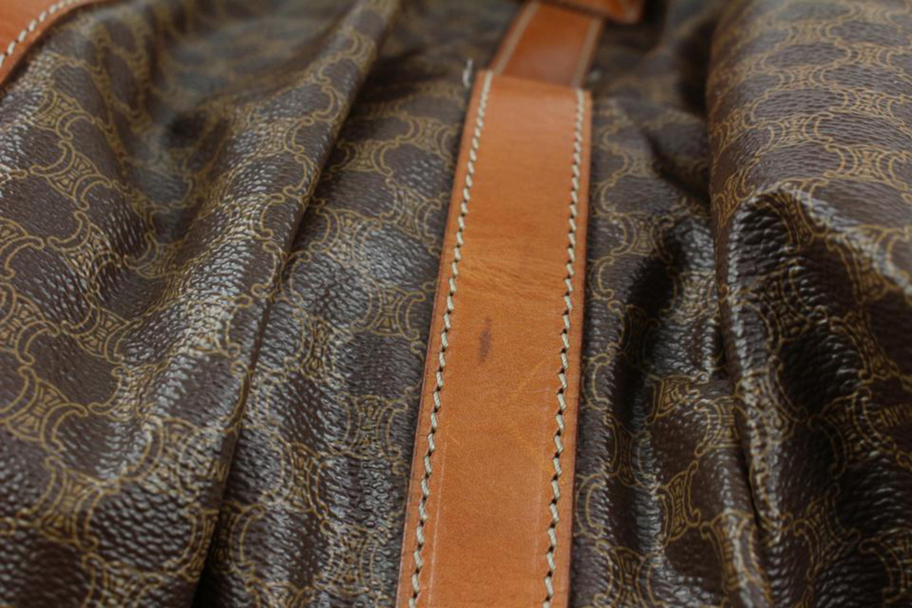 Brown Céline Large Monogram Macadam Monogram Travel Duffle 4CL1022