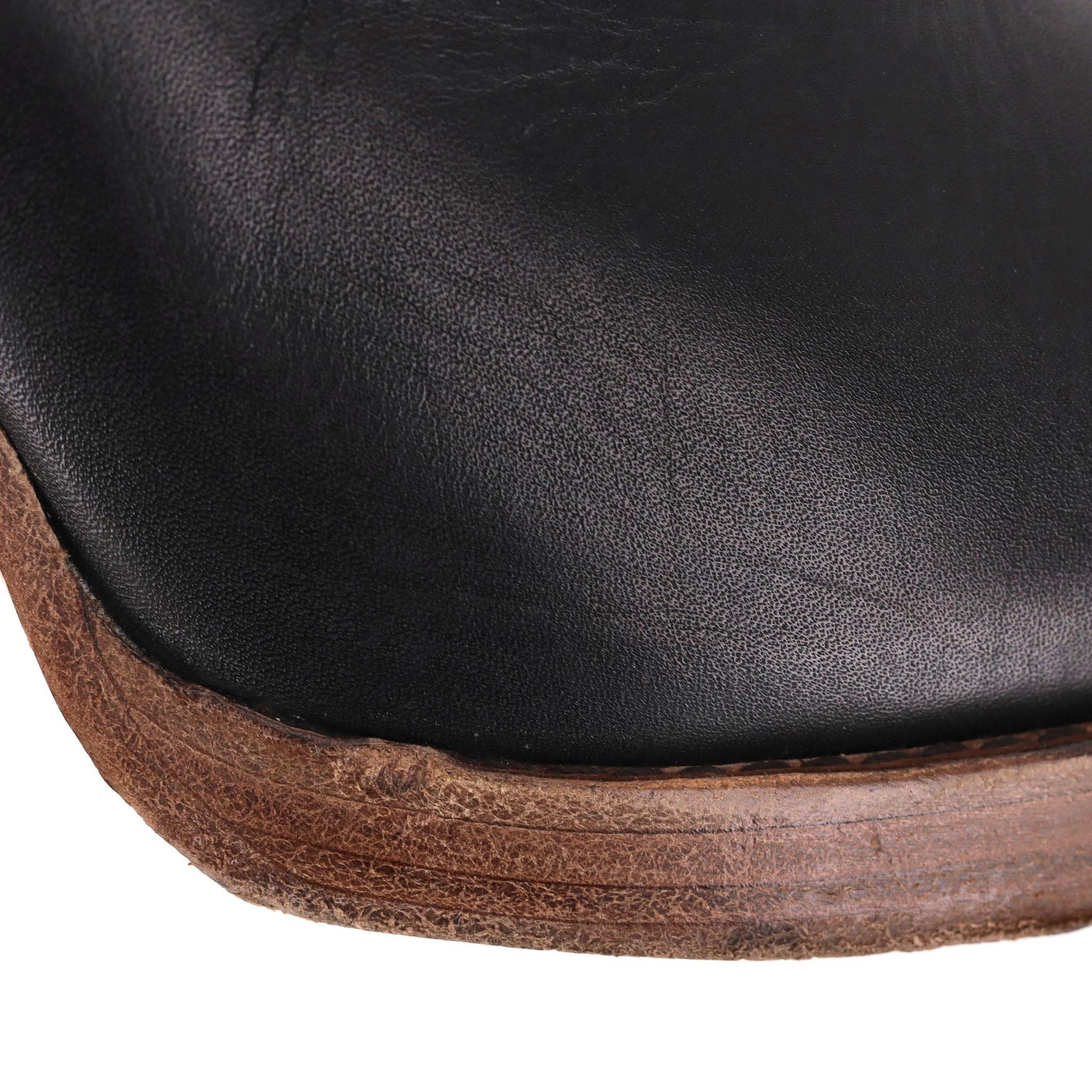 Celine Leather Ankle Boots For Sale 5