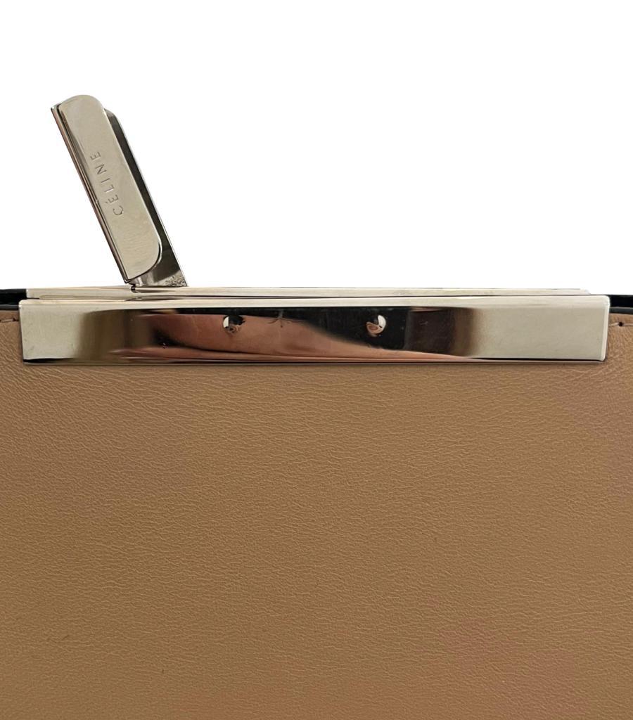 Celine Leather Fold-Over Clutch Bag 6