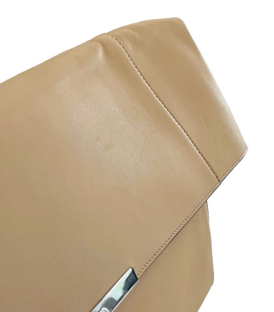 Celine Leather Fold-Over Clutch Bag 11