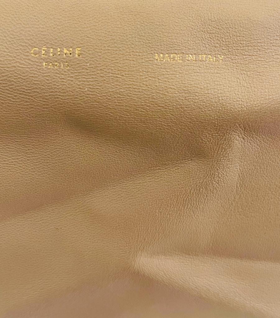 Celine Leather Fold-Over Clutch Bag 12