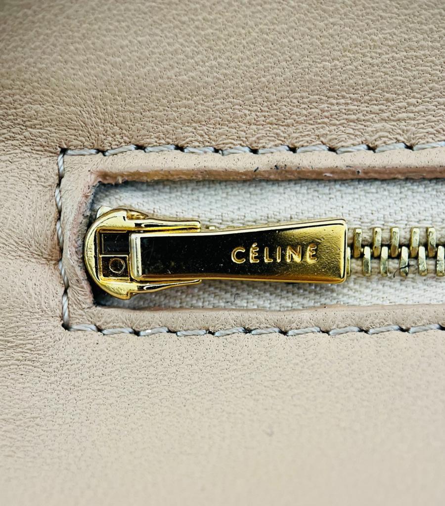 Celine Leather Fold-Over Clutch Bag 4