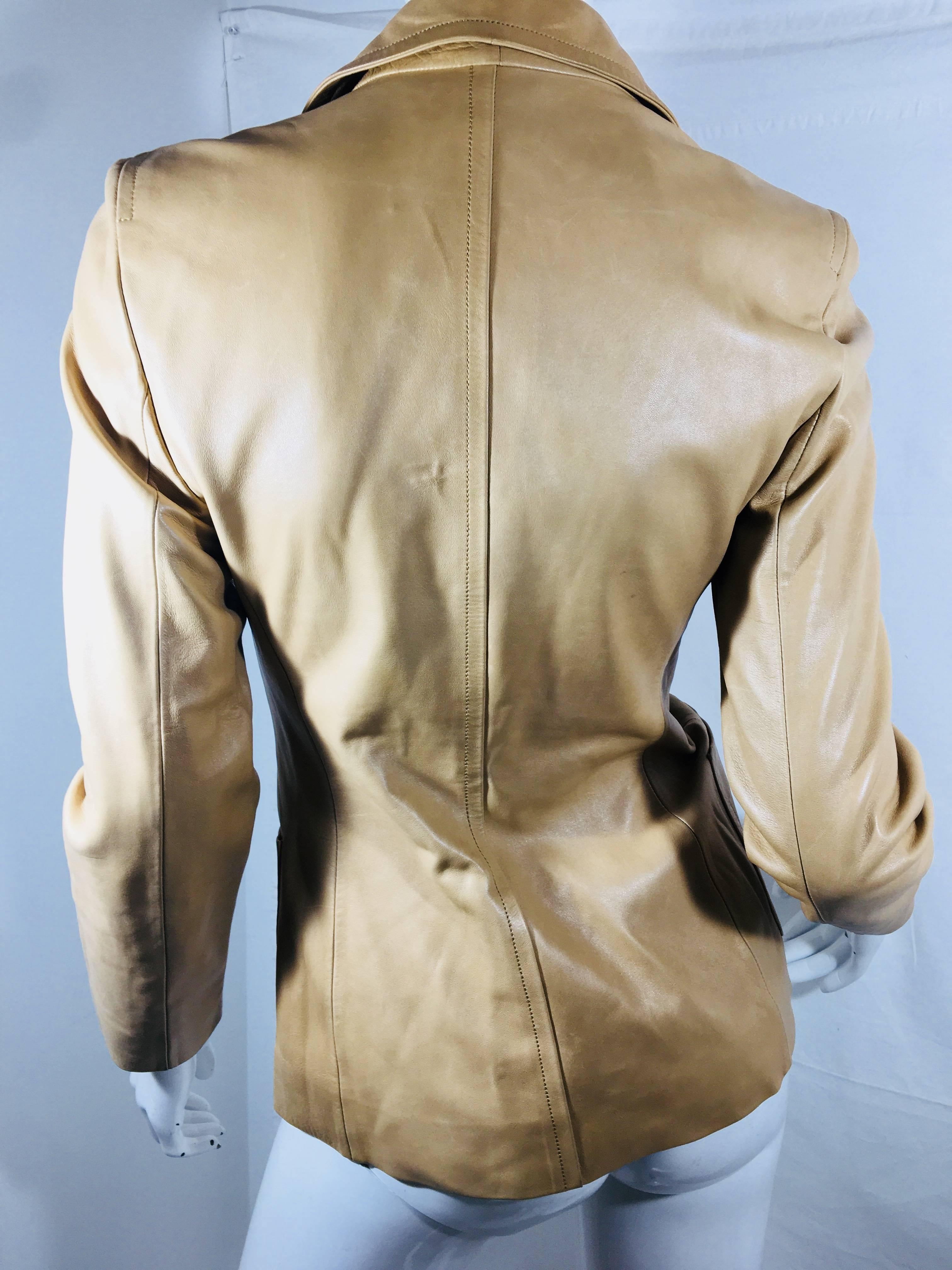 Celine Leather Jacket 1