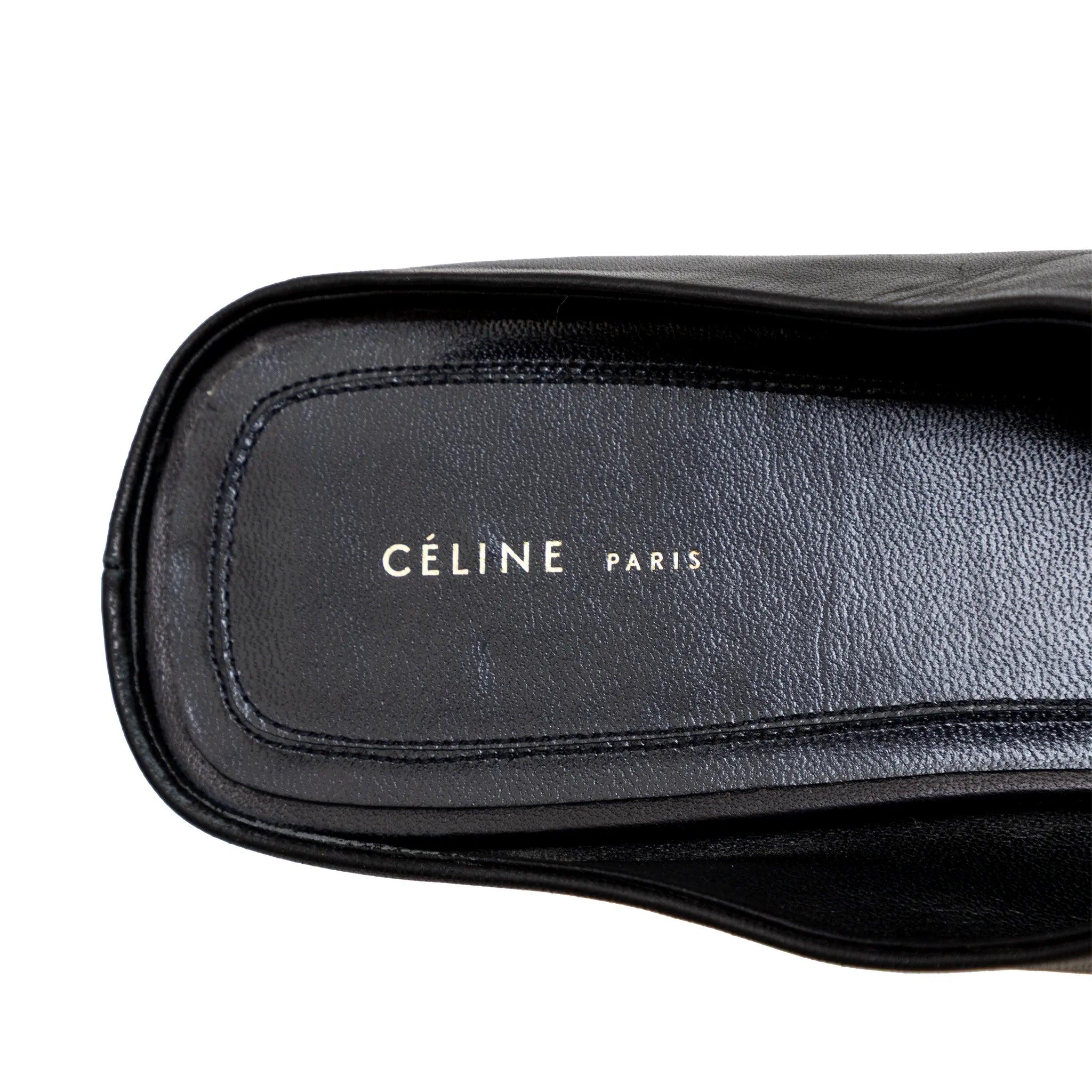 Mules de piel Celine - Años 10 en venta 2