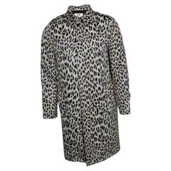 Celine, Leopard print trench coat