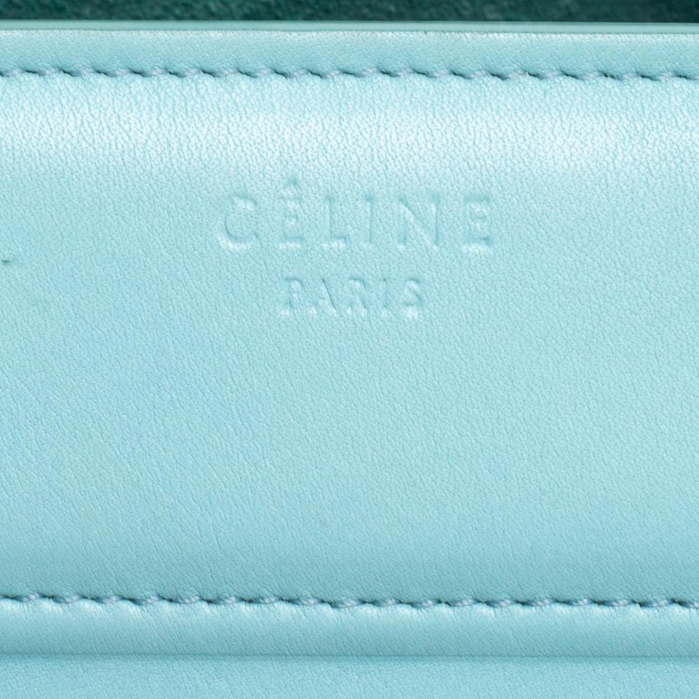 Celine Light Blue Leather Medium Phantom Luggage Tote 7