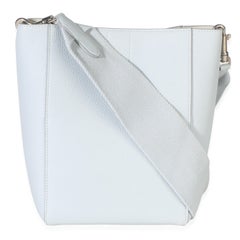 Celine Light Blue Soft Grained Calfskin Small Sangle Bucket Bag